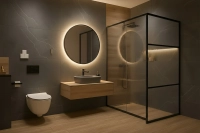 Lustro LED SP17 w ciepłym świetle