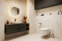 Lustro LED SP32 w ciepłym świetle