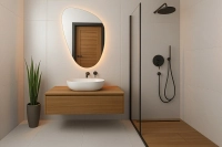 Lustro LED SP33 w ciepłym świetle