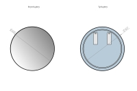Lustro SP17 w rozmiarze 60 CM