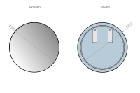 Lustro SP17 w rozmiarze 80 CM