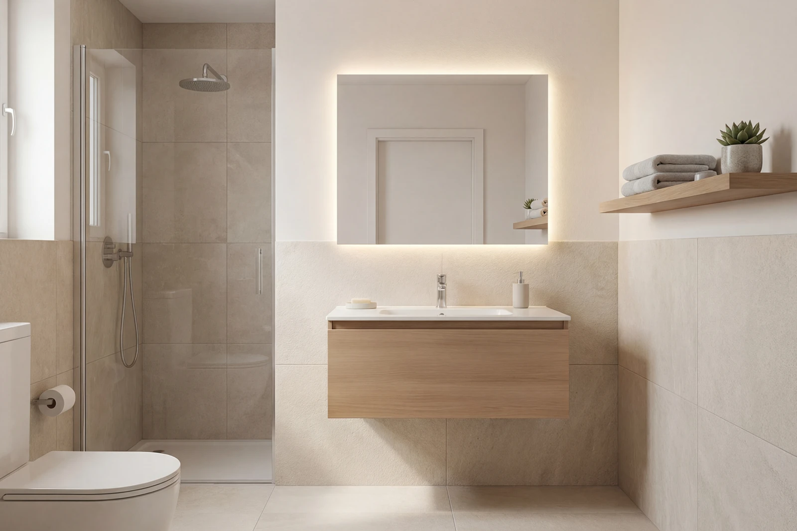 Czy warto wybrać lustro z podświetleniem LED?