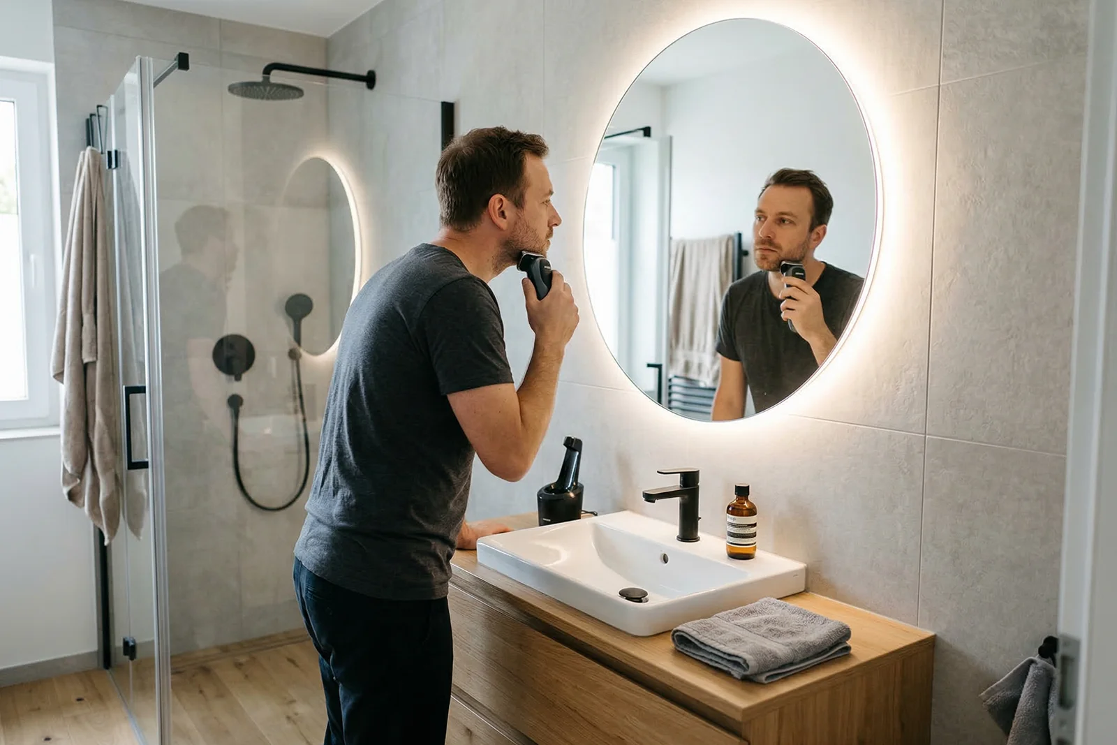 Jak wybrać lustro LED do łazienki? (IP, barwa światła, CRI, sterowanie)